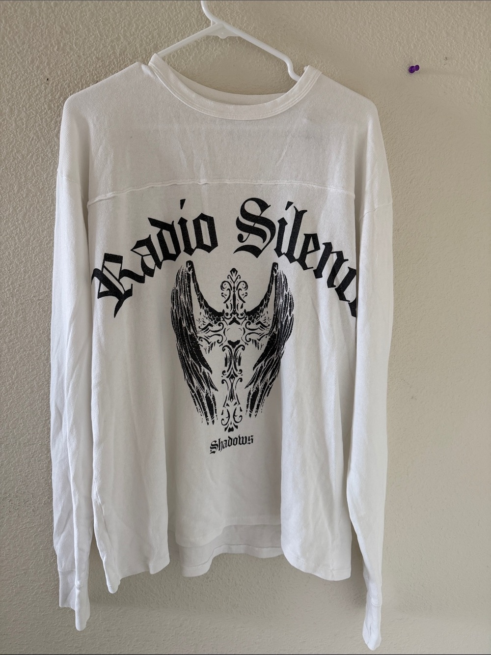Brandy melville oversized Presley Radio Silence angel wings top